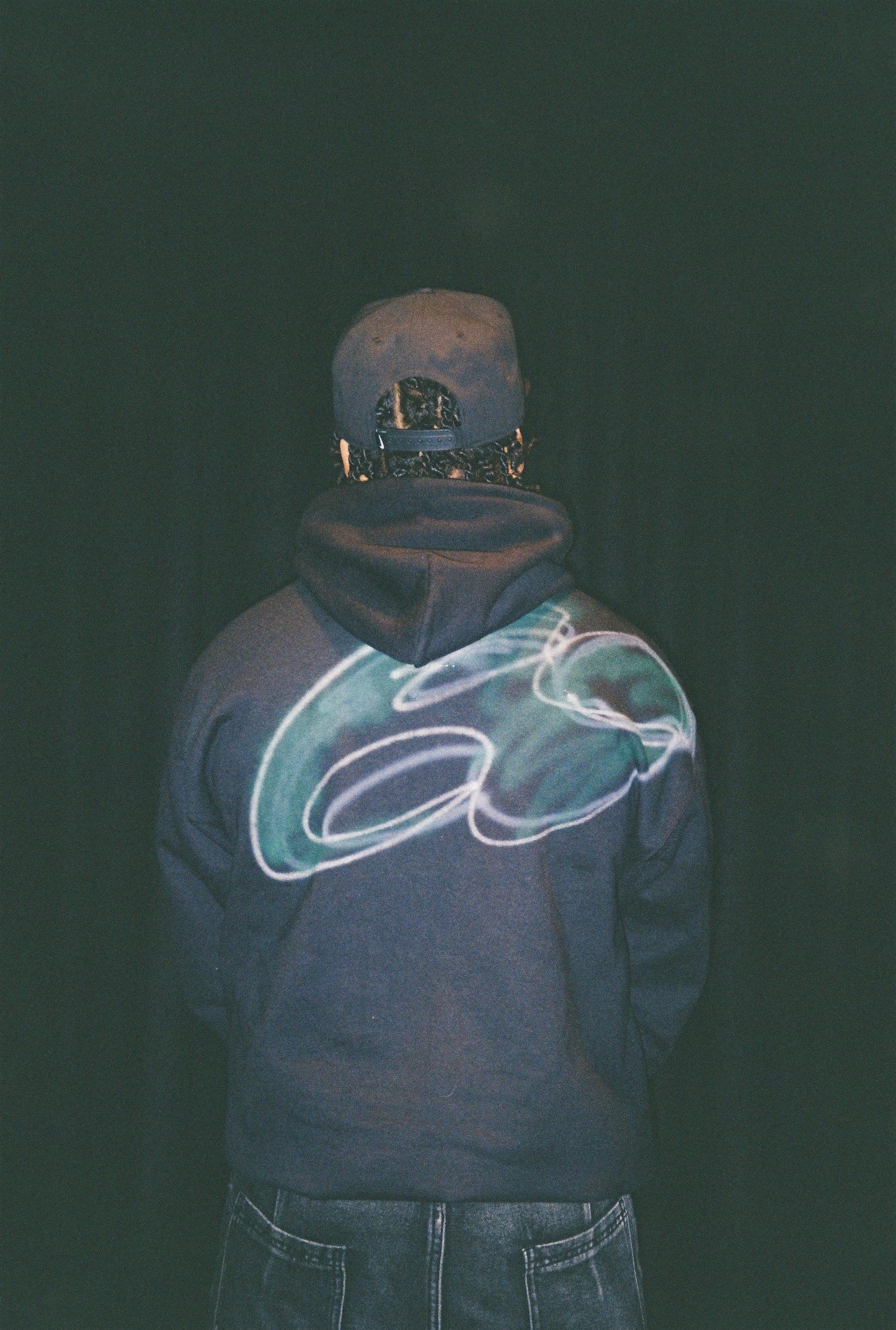 black black black purple hoodie