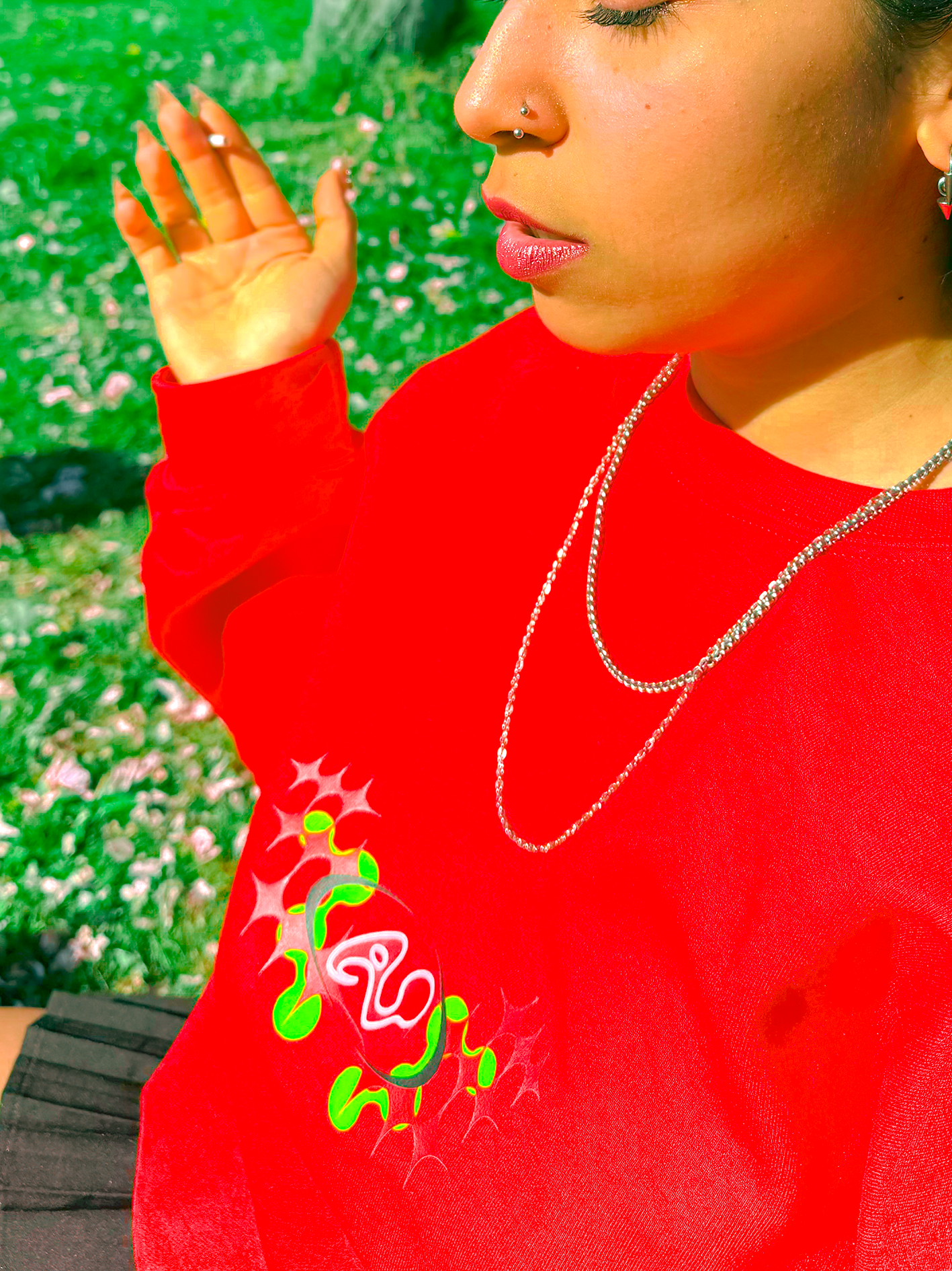 Dotted Sparkles AV Sweater